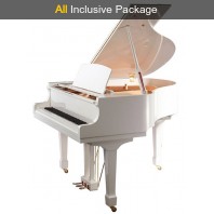 Steinhoven SG170 Polished White Grand Piano All Inclusive Package